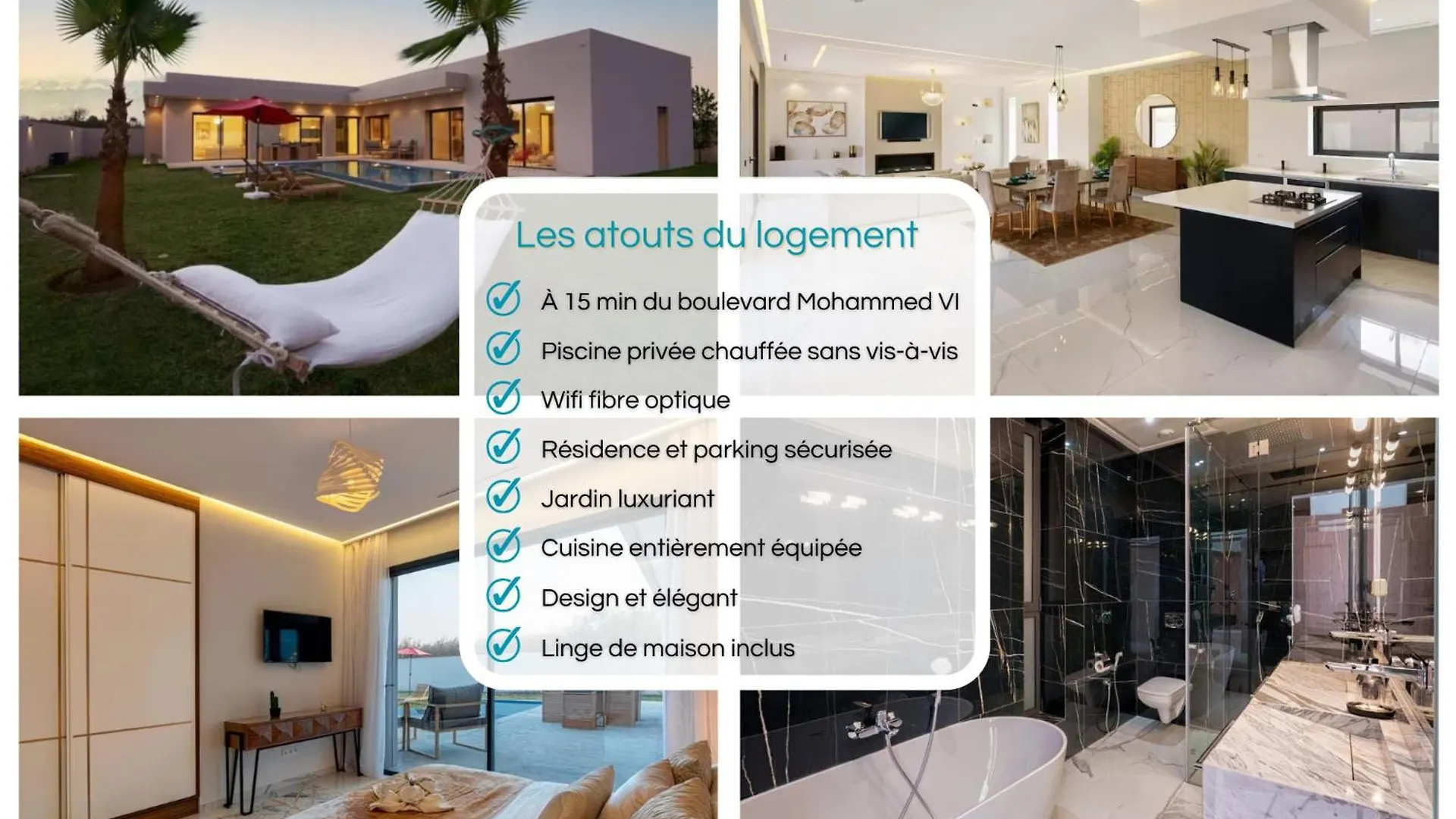 Villa Eline - Wifi, Piscine Chauffee, Sans Vis-A-Vis Marrakesh